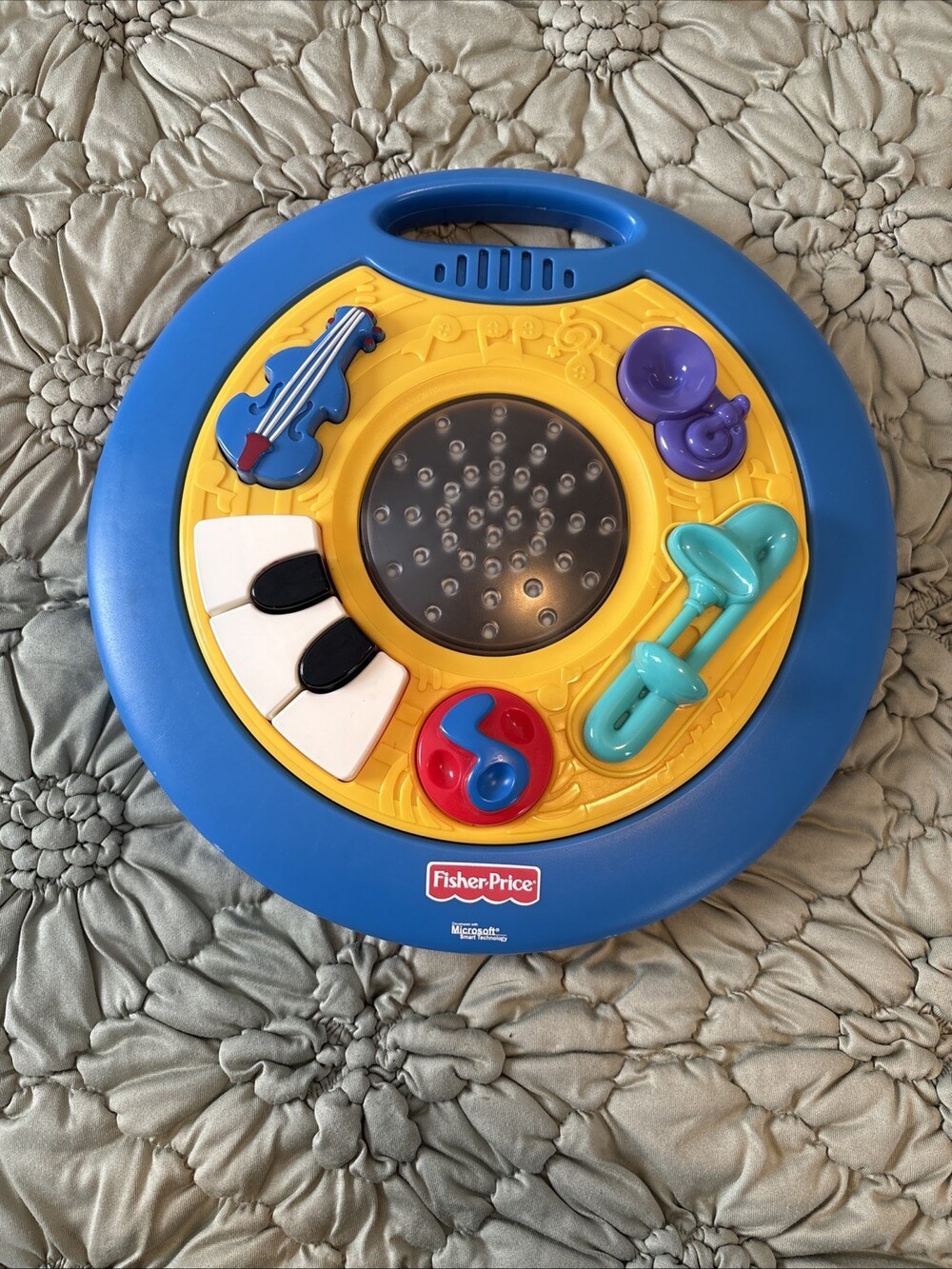 Fisher Price Intelli-Table Interactive Toy Lights Sounds 1999 - Tested Works